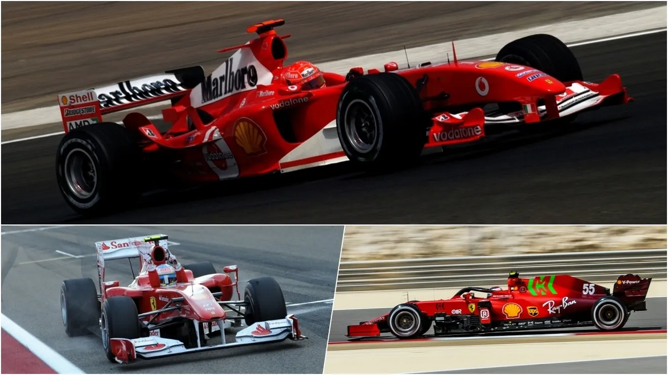 La historia, los datos y las estadísticas de Ferrari en el GP de Bahréin