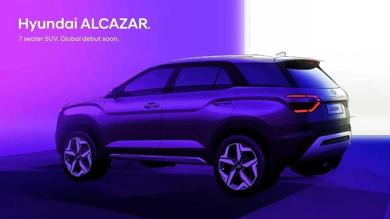 El Hyundai Alcazar ya tiene fecha de llegada y se destapa en este nuevo teaser