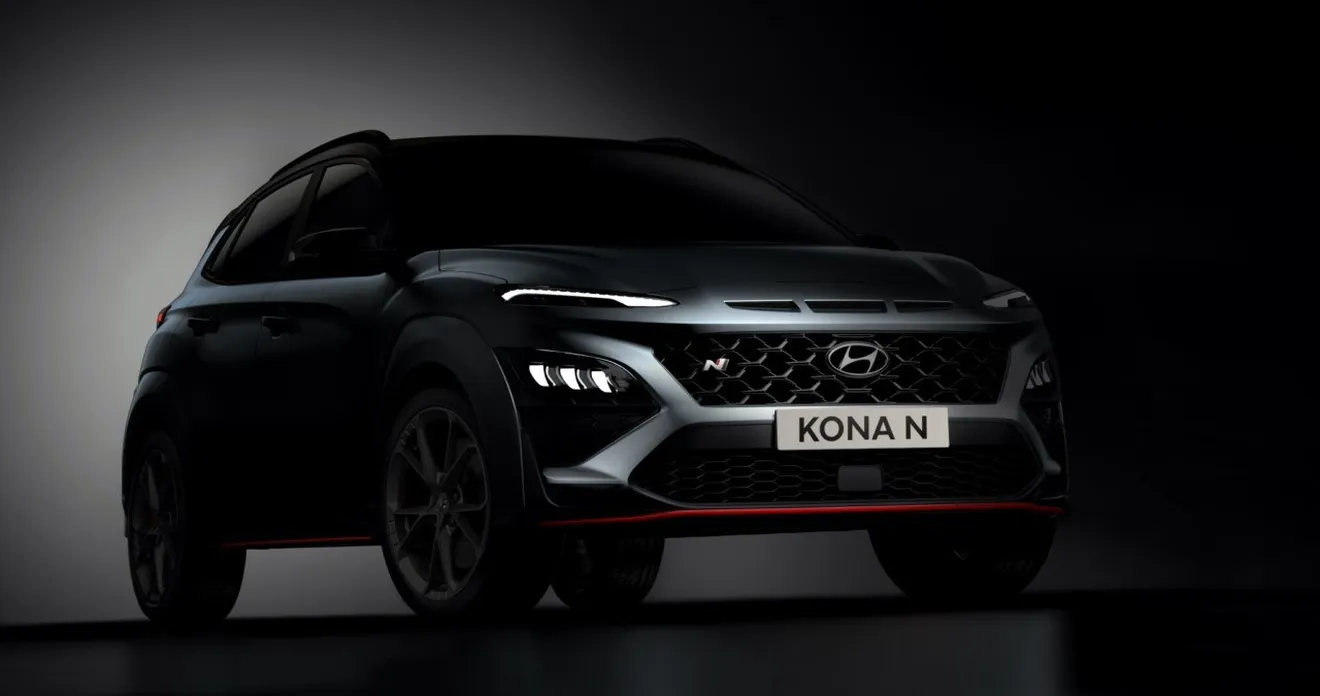 Nuevo adelanto del Hyundai Kona N, al descubierto el SUV deportivo