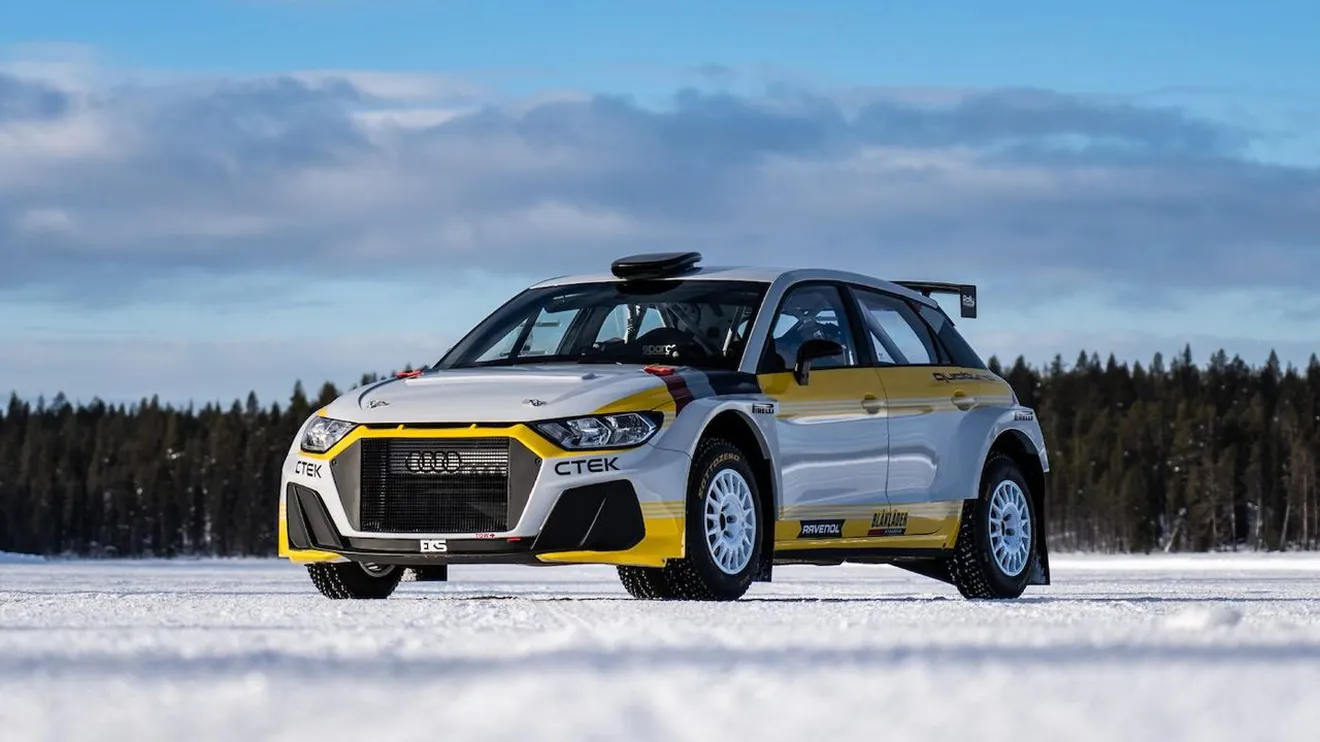 Mattias Ekström presenta el Audi A1 Quattro, su nuevo 'Rally2' kit