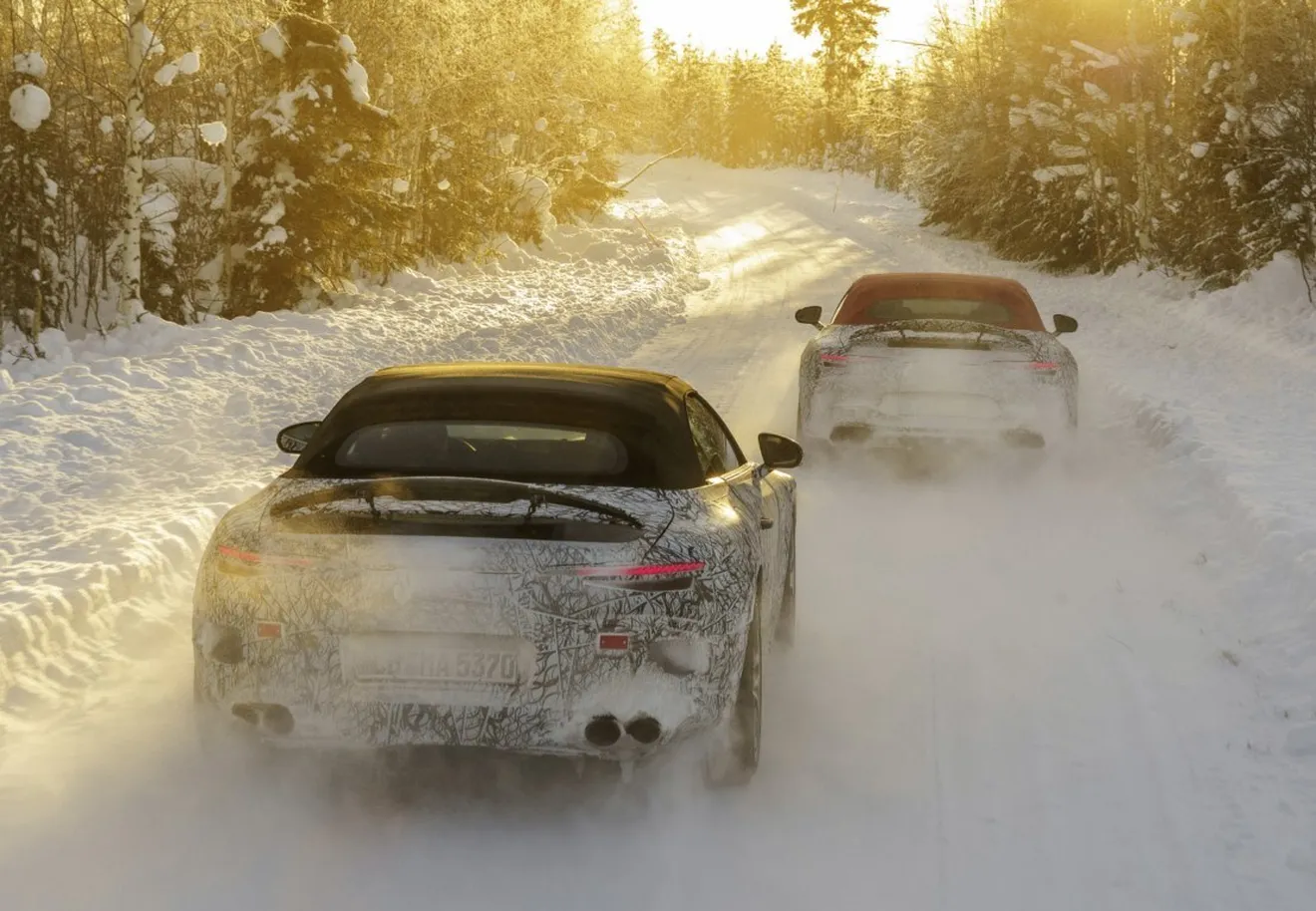 Foto prototipos Mercedes-AMG SL 2022