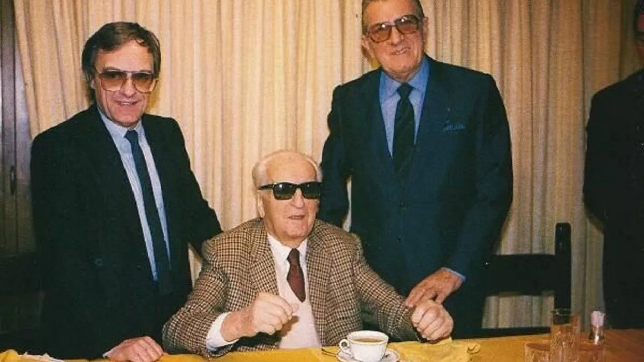 Bernie Ecclestone, Enzo Ferrari y Jean-Marie Balestre