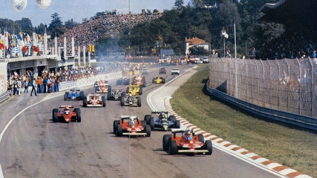Salida del Gran Premio Dino Ferrari de 1979