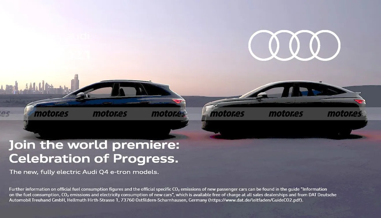Audi anuncia la presentación de los nuevos Q4 e-tron y Q4 Sportback e-tron