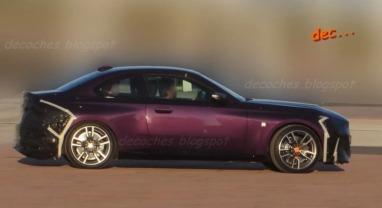 Desnudo casi integral del nuevo BMW Serie 2 Coupé 2022 en nuevas fotos espía