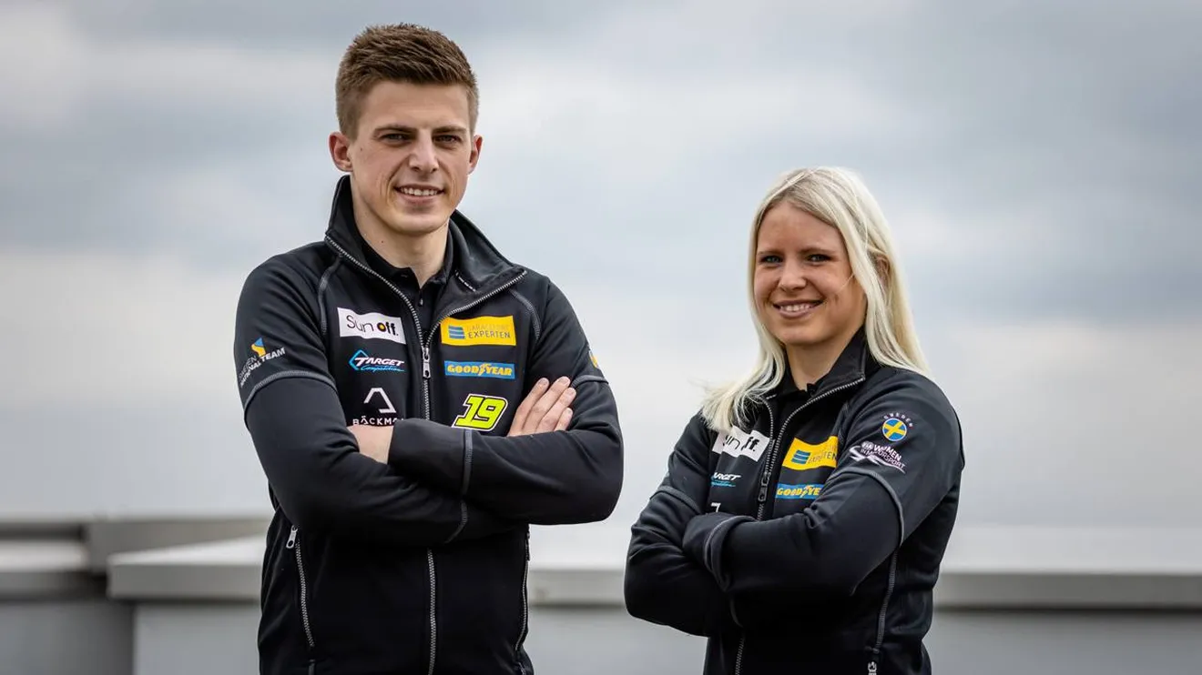 Los hermanos Andreas y Jessica Bäckman competirán en el WTCR en 2021
