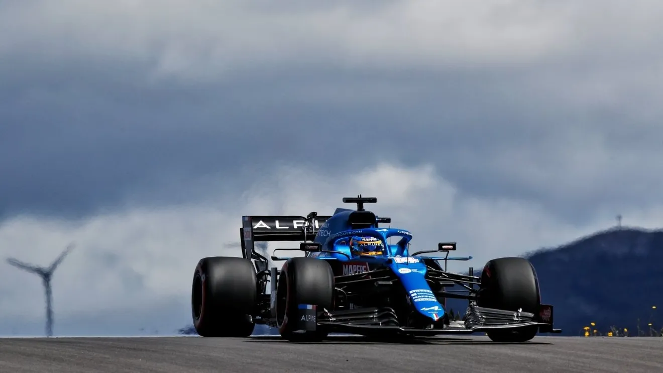 El mejor viernes de Alonso en 2021: «Contento con el coche desde el principio»