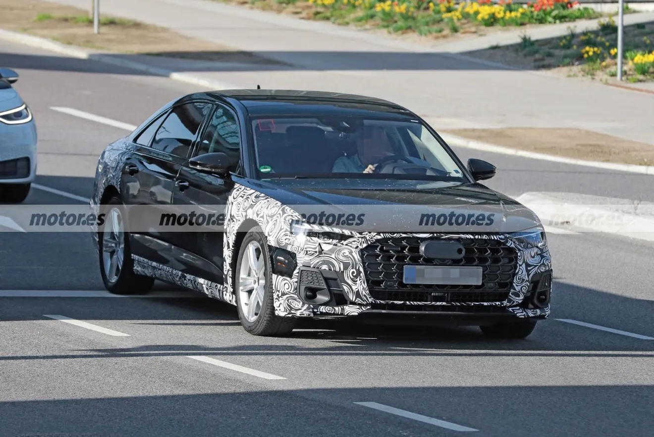 Nuevas fotos espía del Audi A8 Facelift 2022, cazado en las cercanías de Ingolstadt