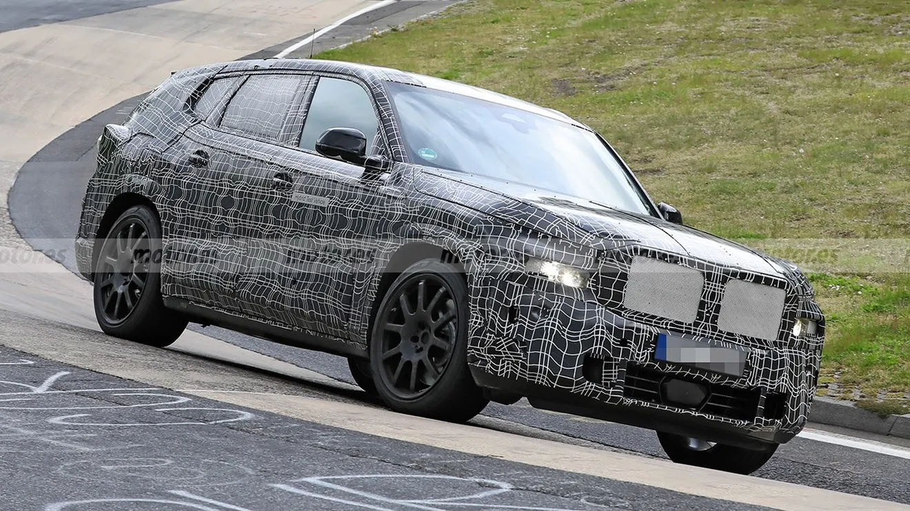 El nuevo BMW X8 y su mecánica híbrida enchufable se enfrenta a Nürburgring