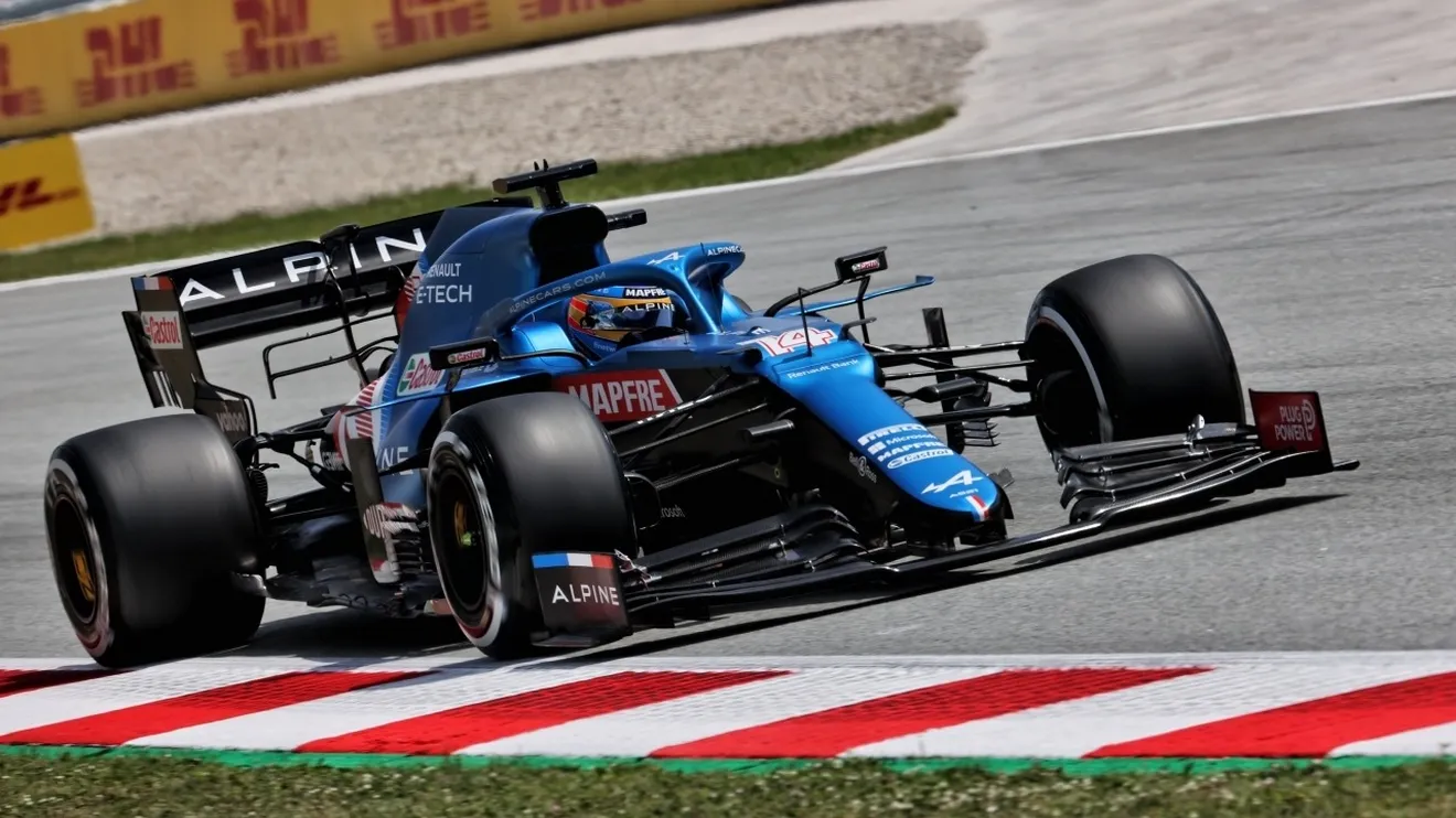 Buen primer día para Alpine y Alonso: «El equilibrio del coche es bueno»