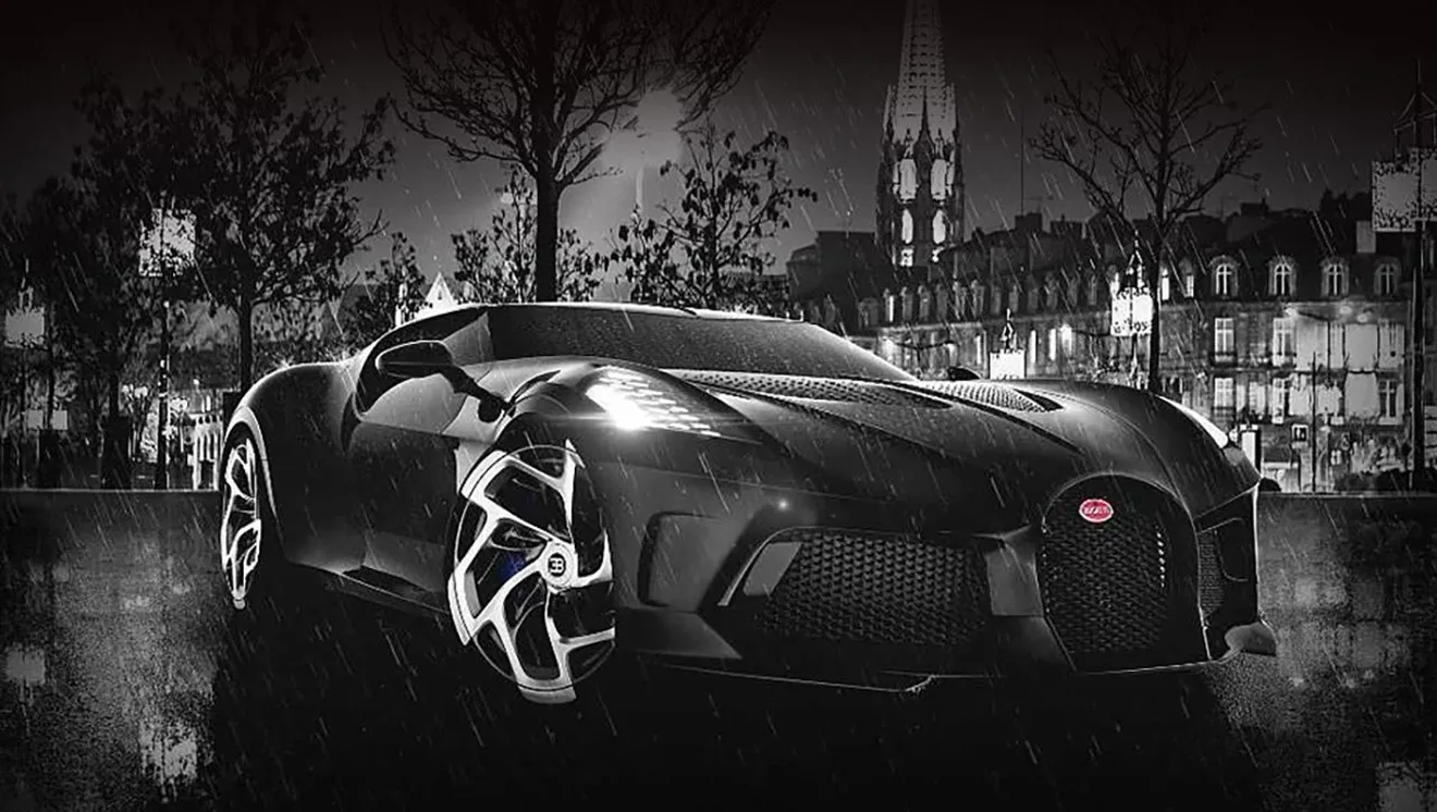 El exclusivo Bugatti La Voiture Noire debutará oficialmente a finales de mayo