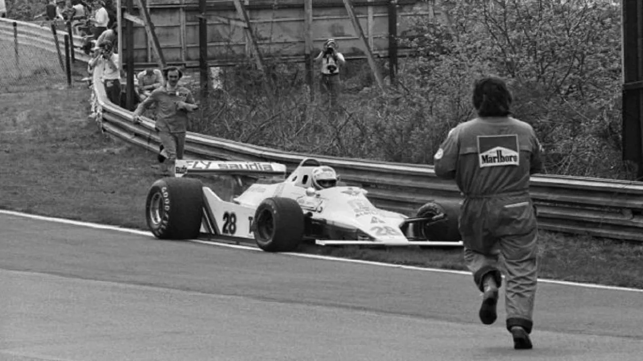 Clay Regazzoni con Williams en el GP de Bélgica de Fórmula 1 de 1979
