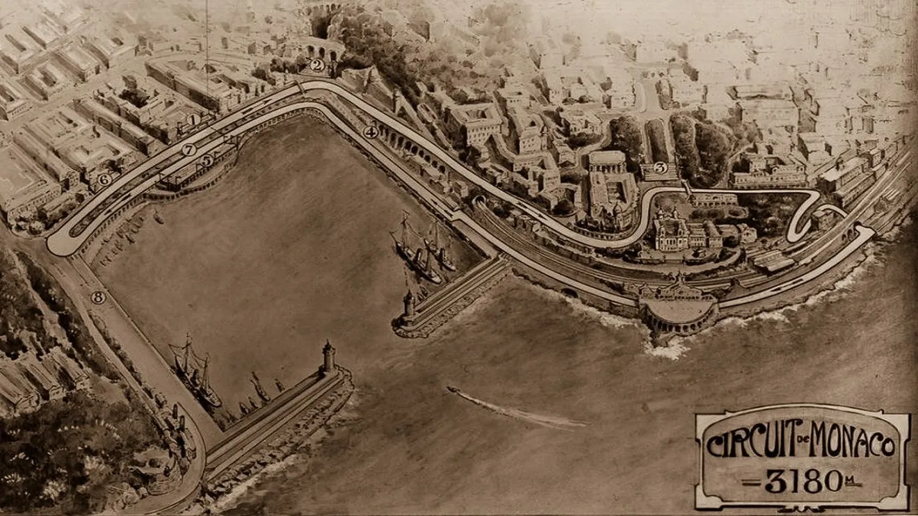 El circuito original del GP de Mónaco de 1929
