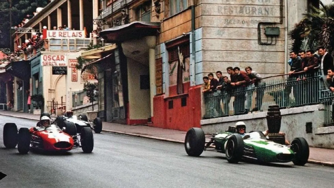 La bajada a Mirabeau en el GP de Mónaco F1 de 1965