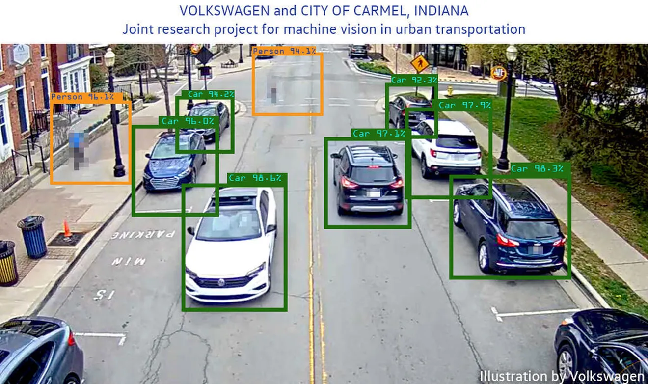 Volkswagen prueba su sistema de control de tráfico en Carmel (EEUU)
