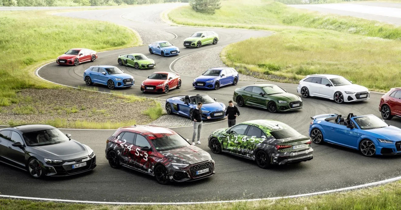Familia de modelos RS y R8 de Audi Sport