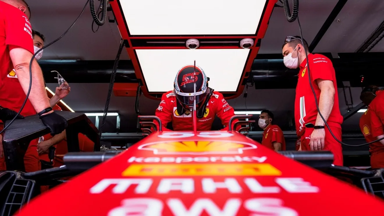 Día difícil para Sainz y Ferrari, pero hay potencial: «No estamos tan lejos»