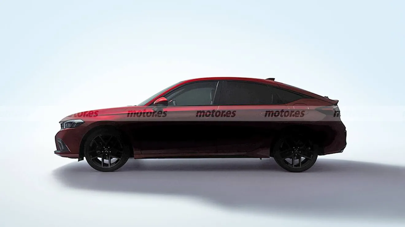 El nuevo Honda Civic 2022 con carrocería hatchback al descubierto en este teaser