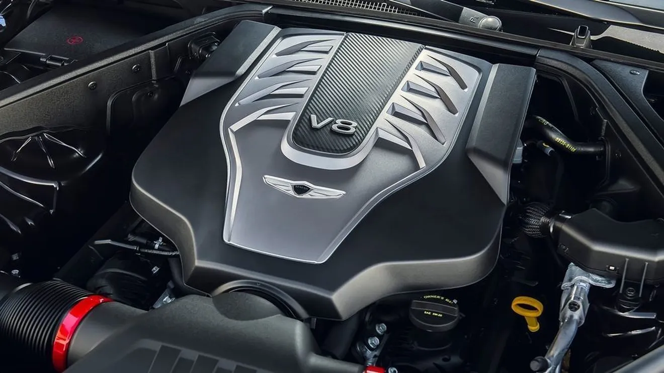 Foto motor V8 5.0 Tau de Hyundai