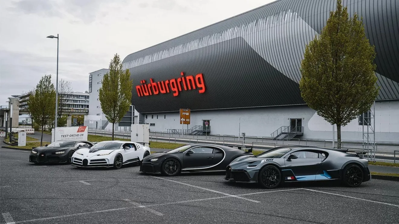Foto Gama Bugatti en Nürburgring