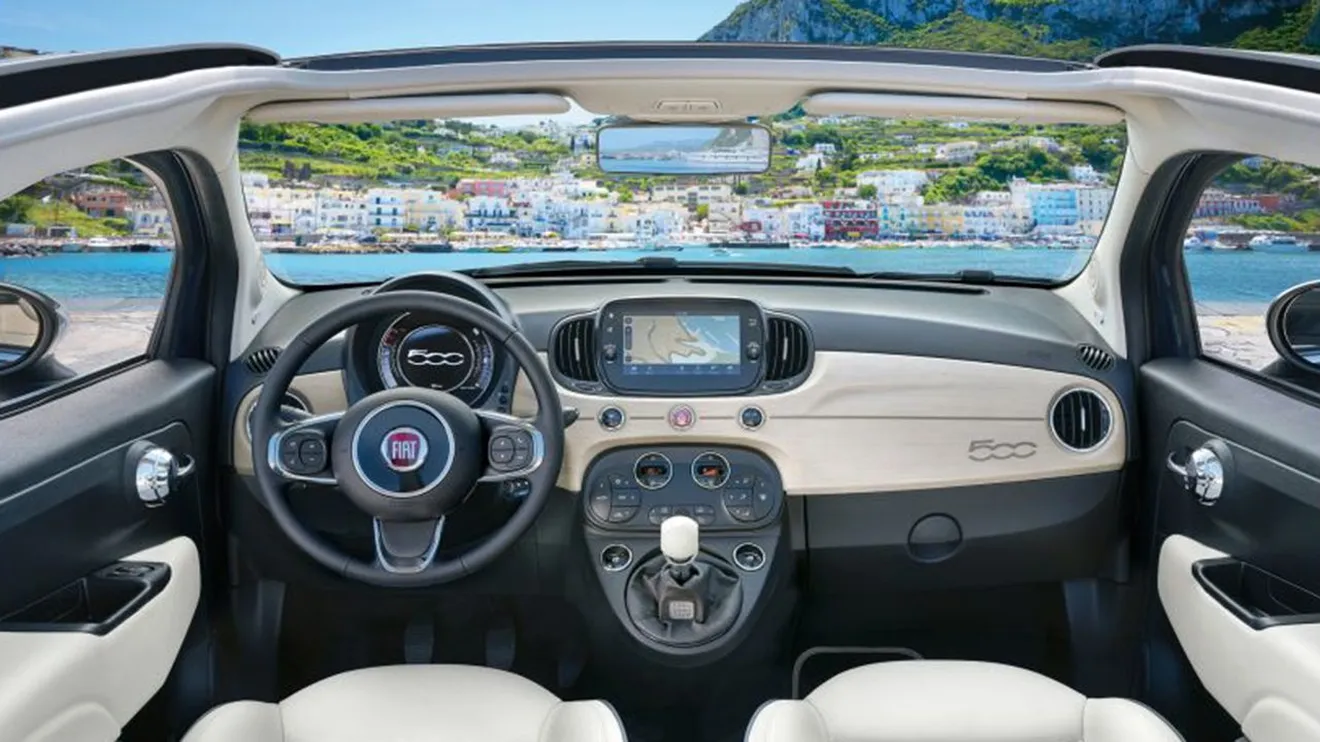 FIAT 500C Yachting - interior