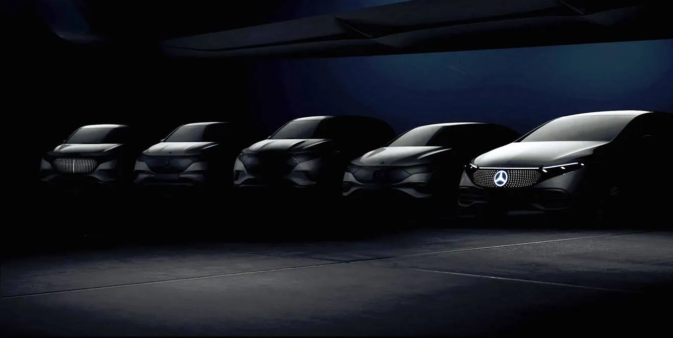 Teaser oficial de los primeros cinco eléctricos de gama alta de Mercedes