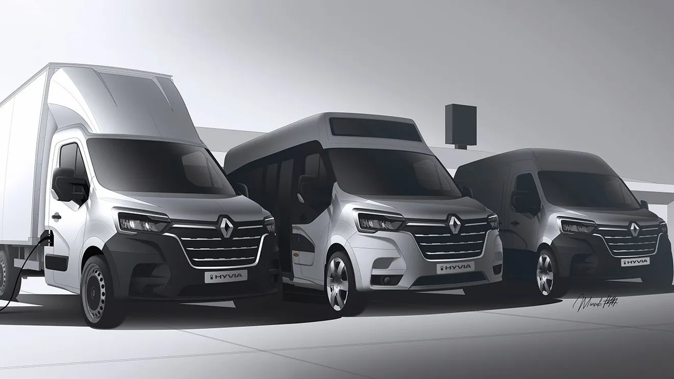 Los nuevos vehículos comerciales ligeros de hidrógeno de Renault