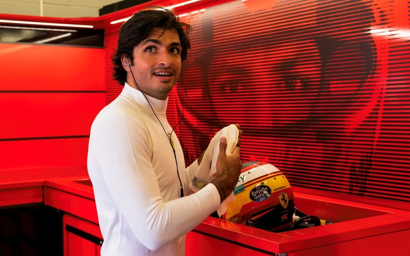 Sainz echa el freno de mano: «Hungaroring no es un circuito tan bueno para Ferrari»
