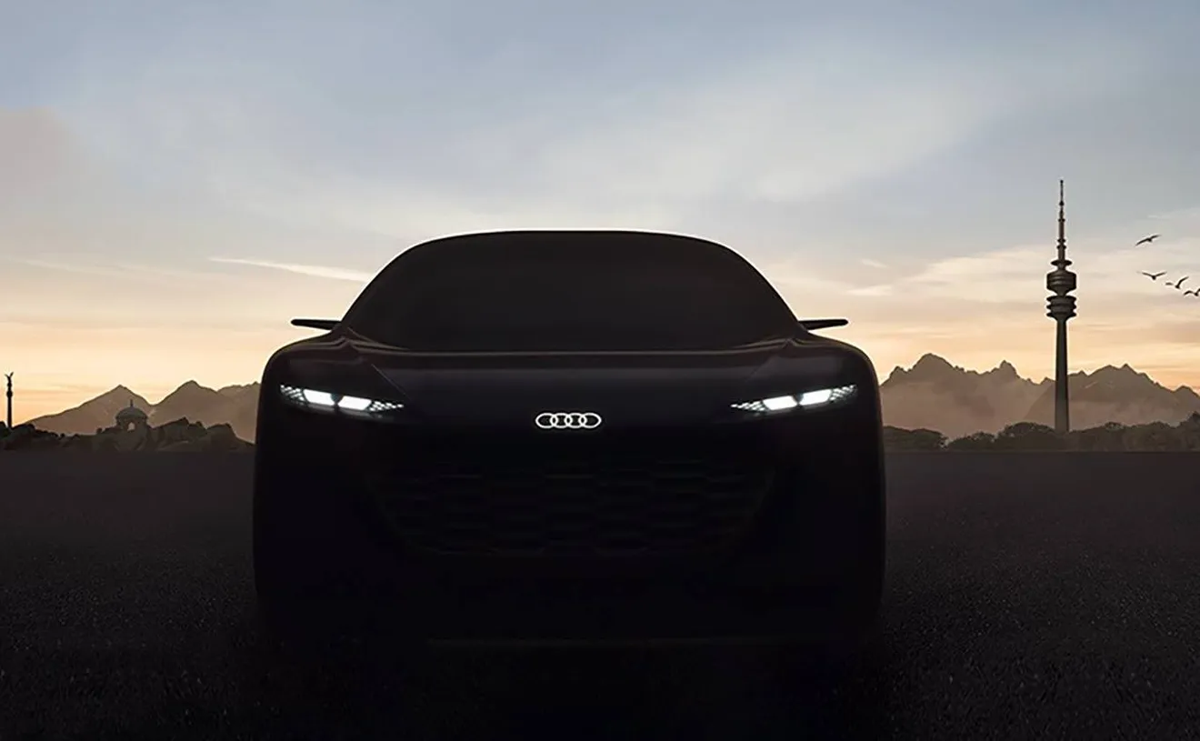 Nuevo teaser del Audi Grandsphere Concept muestra su imponente imagen frontal