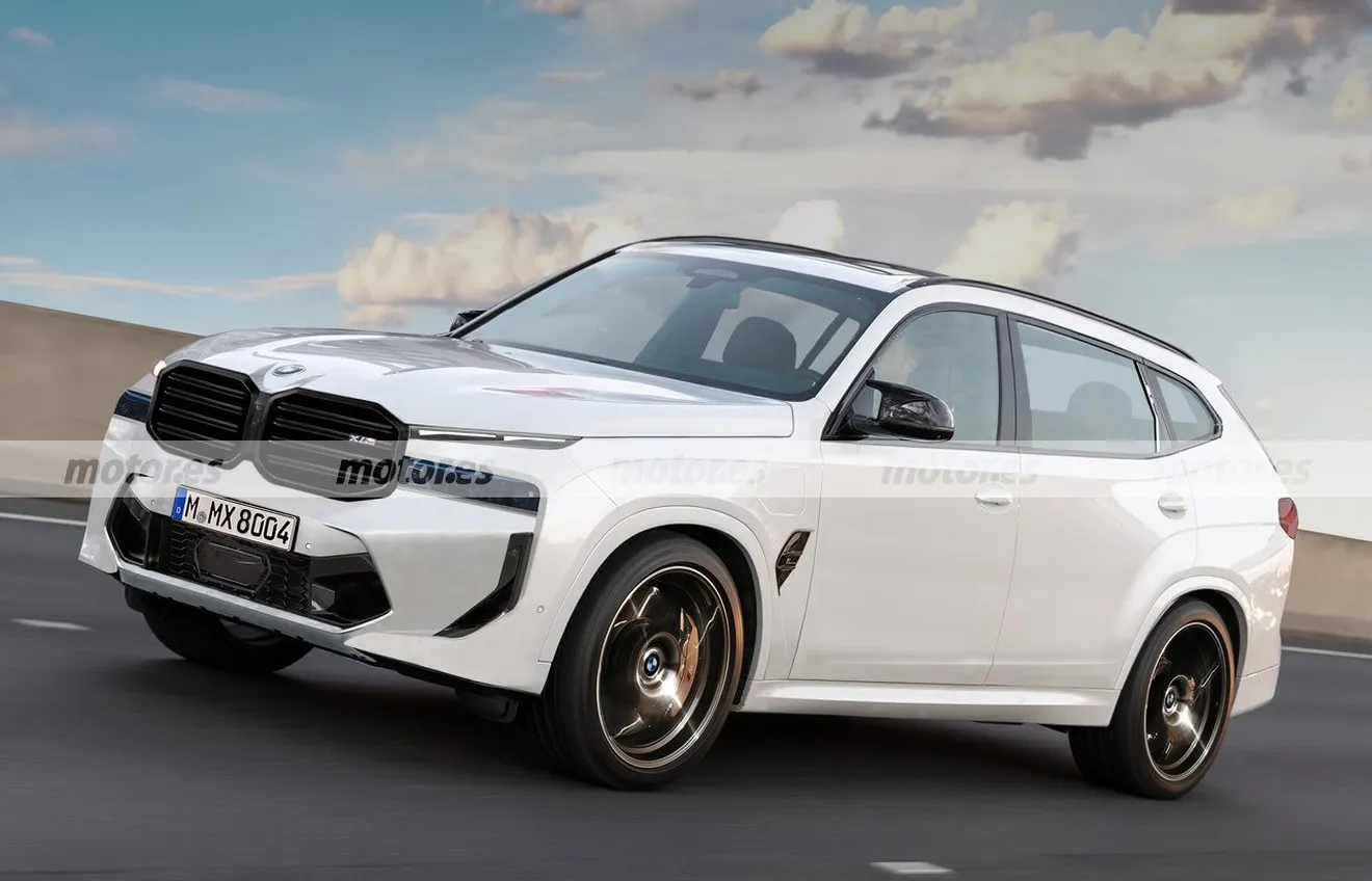 Nuevo render del futuro BMW XM 2023, el adelanto de un super SUV deportivo