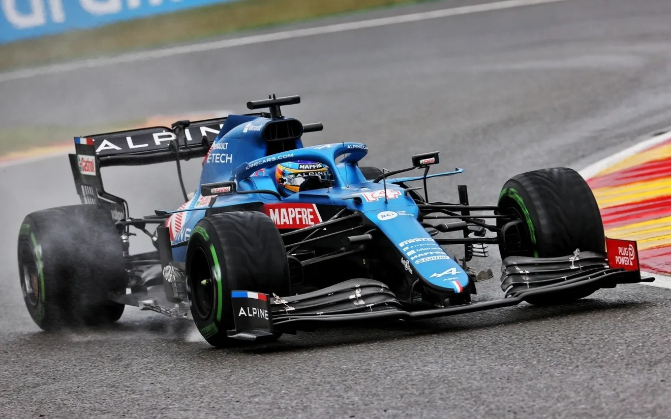Mal día para Alonso en Spa: «No iba cómodo, en seco vamos bastante mejor»