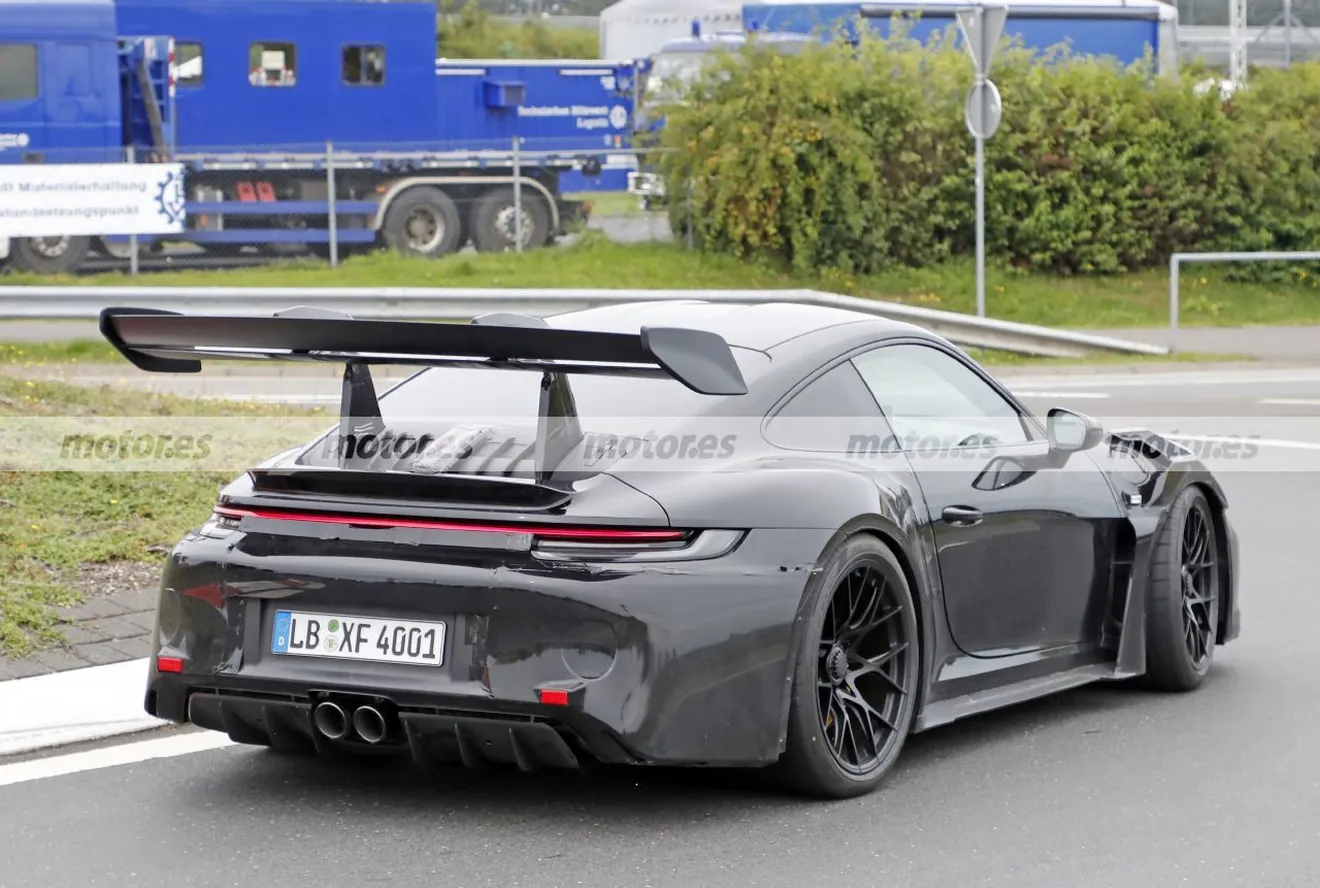 Foto espía Porsche 911 GT3 RS 2022 - exterior