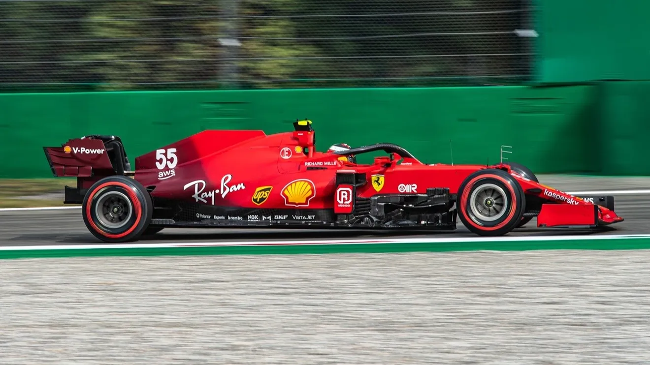 Sainz, por delante de Leclerc en Monza: «No hay mucho más»
