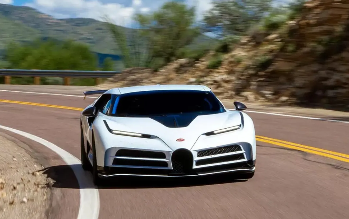 El prototipo del Bugatti Centodieci traslada sus pruebas a Estados Unidos