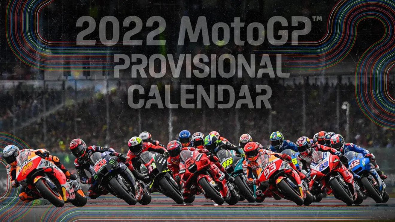 Calendario provisional de la temporada 2022 del Mundial de MotoGP