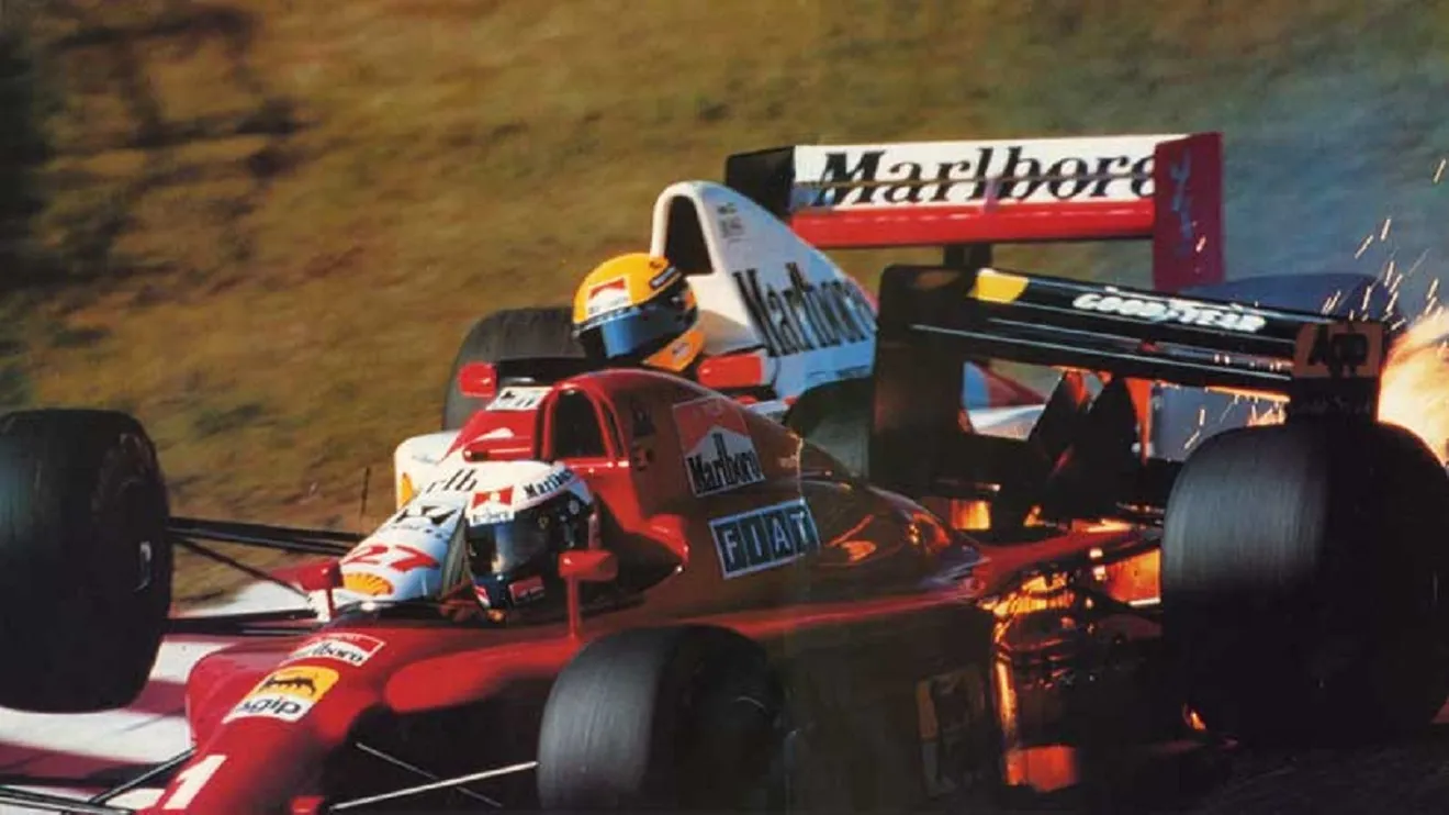 El accidente de Prost y Senna en el GP de Japón de 1990 de Fórmula 1