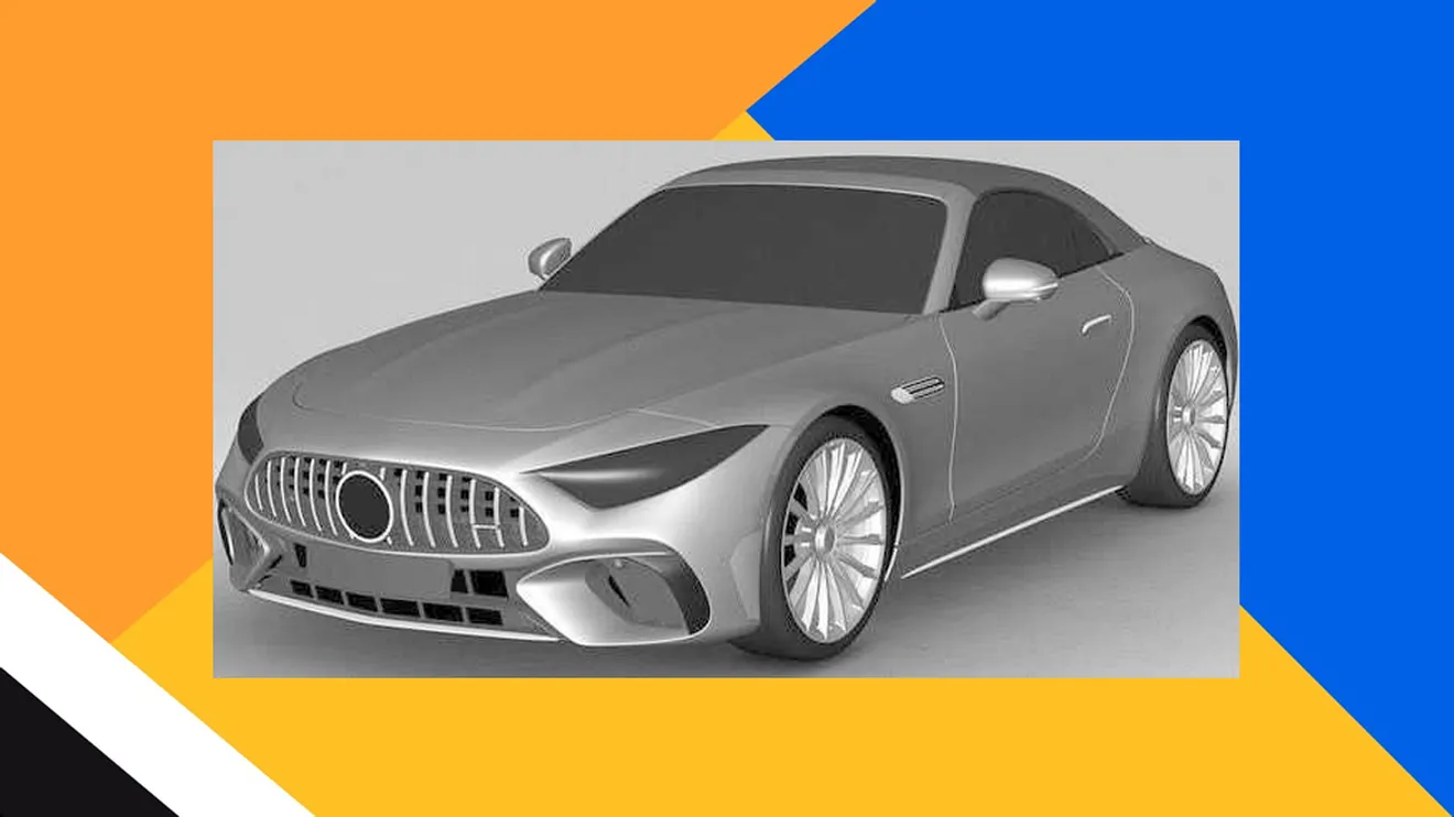 El diseño del nuevo Mercedes-AMG SL 2022 se filtra en estas patentes