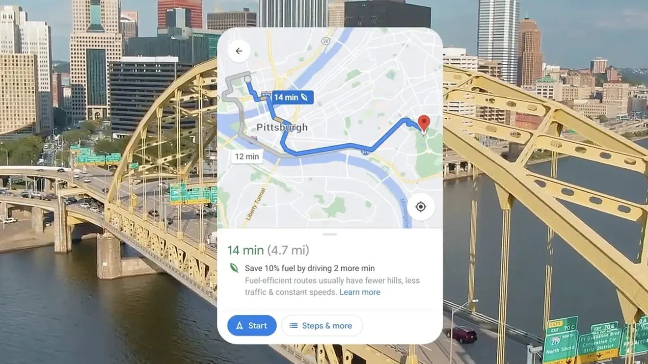 Google Maps recomendará la ruta más ecológica aunque no sea la más rápida