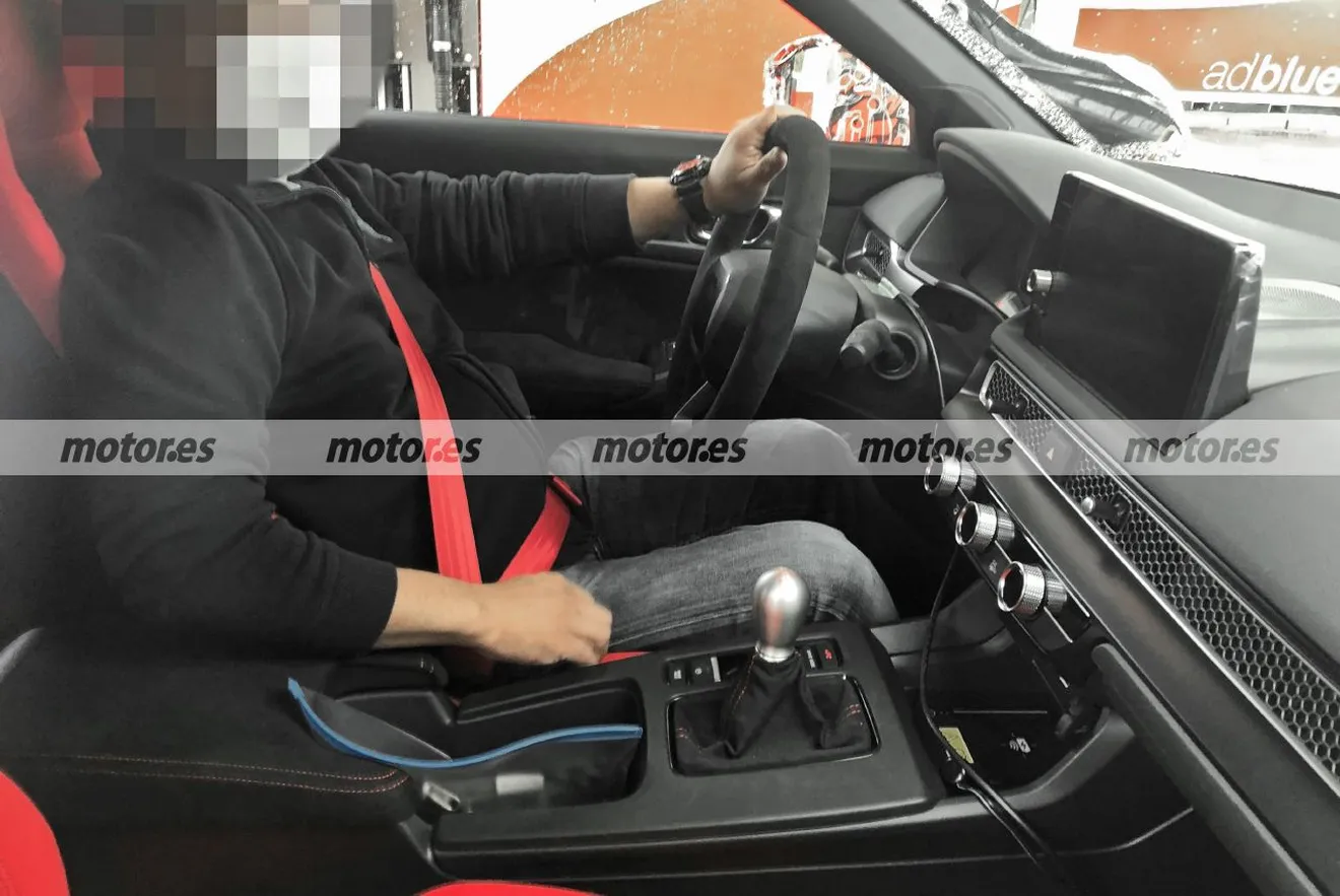 Foto espía Honda Civic Type R 2023 - interior