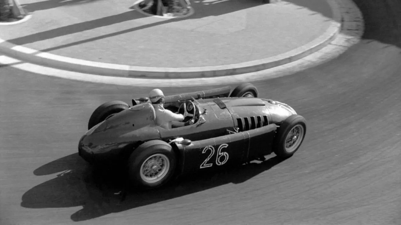 Alberto Ascari en el GP de Mónaco de 1955