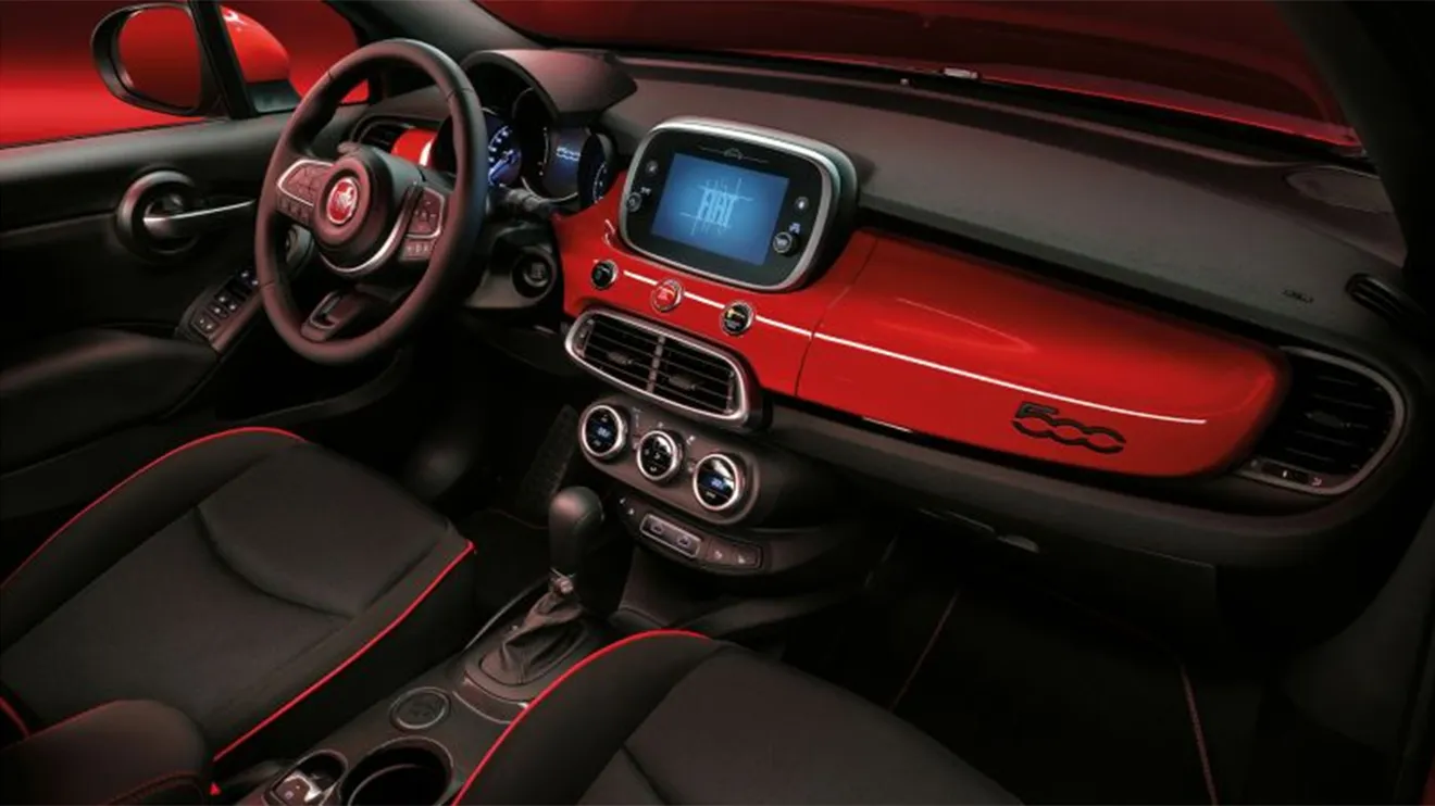FIAT 500X RED - interior