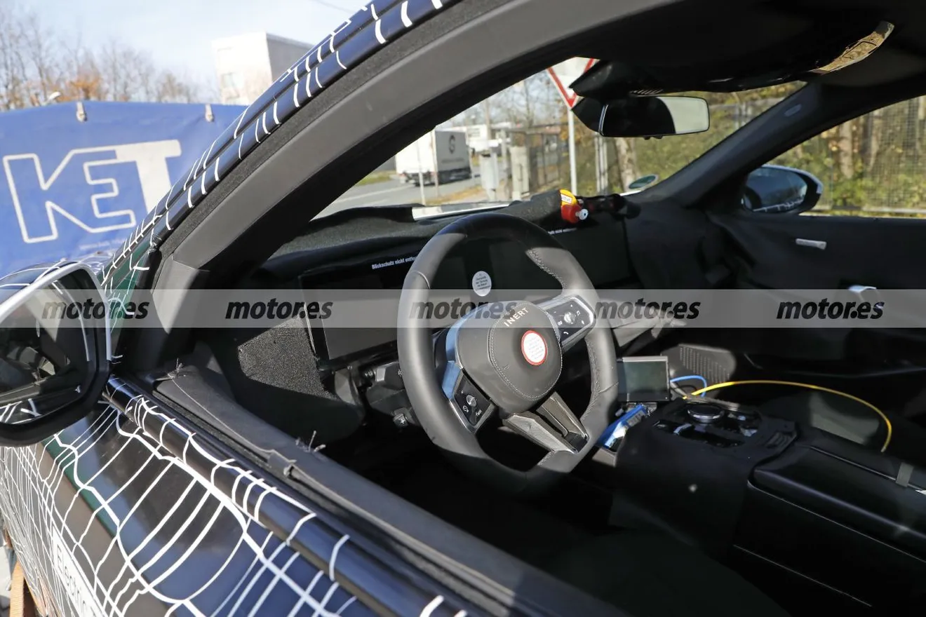 Descubrimos el interior de los futuros BMW i5, y Serie 5 2024, en nuevas fotos espía