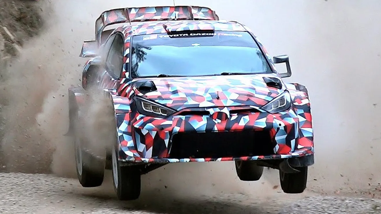 Elfyn Evans arranca un nuevo test del Toyota GR Yaris Rally1 en España