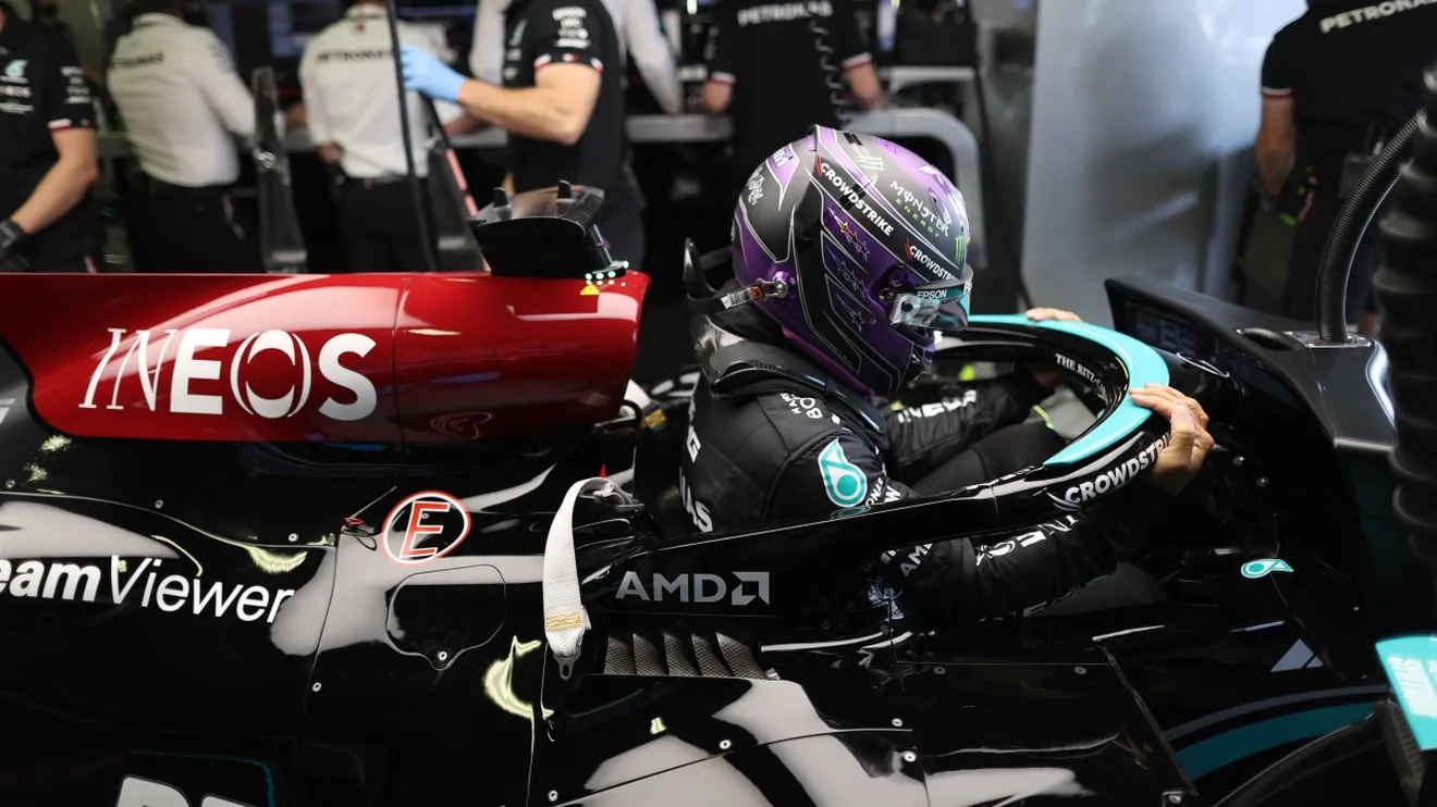¡Hamilton sancionado de nuevo! 5 posiciones por cambiar su motor de combustión
