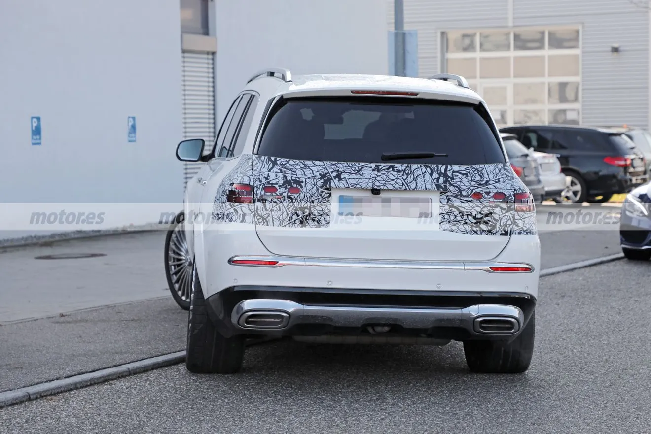 Foto espía Mercedes-Maybach GLS Facelift 2023 - exterior
