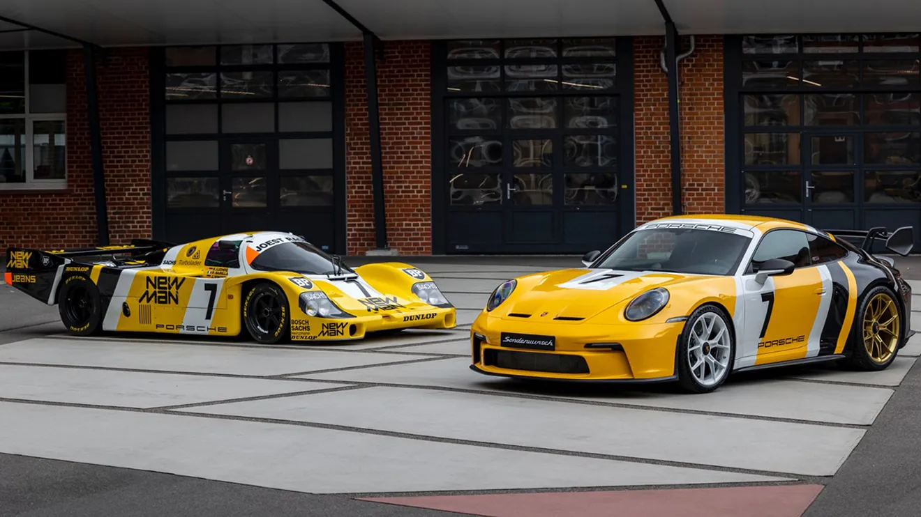 El Porsche 911 GT3 rinde homenaje al coche ganador de Le Mans en 1985