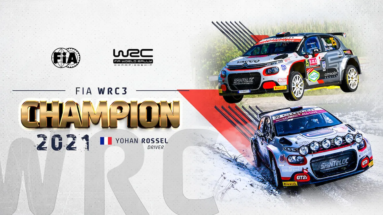 Yohan Rossel conqusita el título de la categoría WRC3 en un final agónico