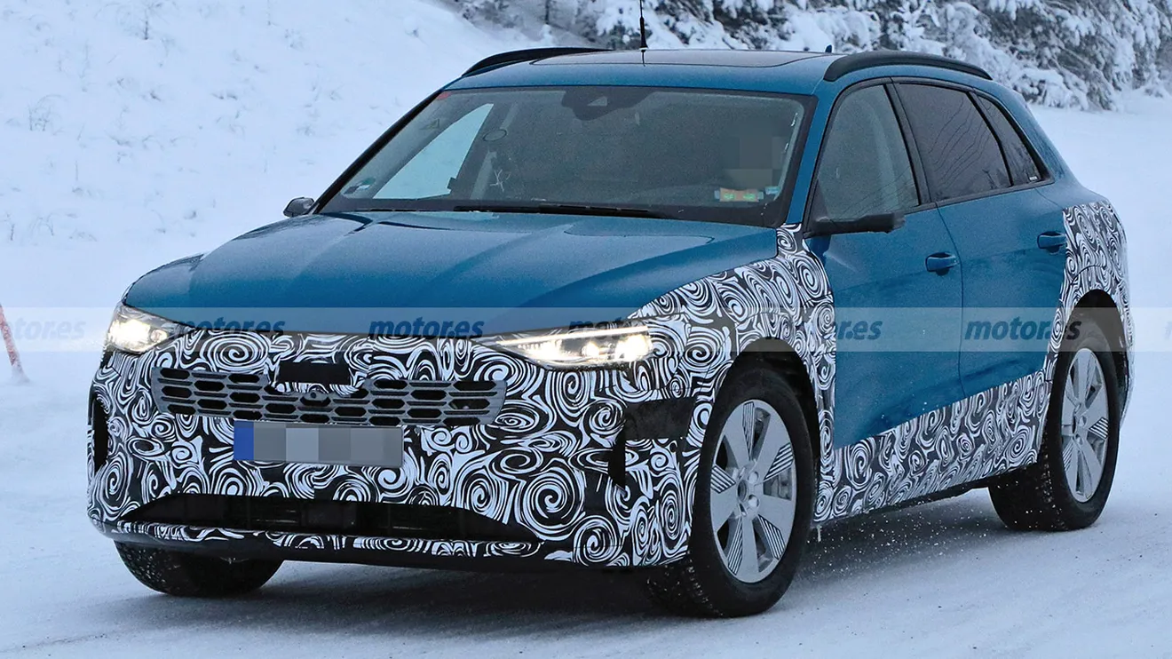 El nuevo Audi e-tron 2022 ya se enfrenta a la nieve y el frío del norte de Europa