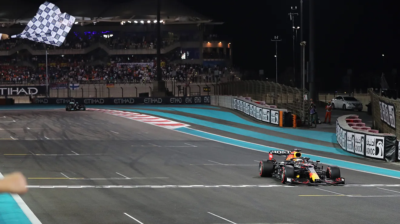 Max Verstappen en el GP de Abu Dhabi 2021 de Fórmula 1