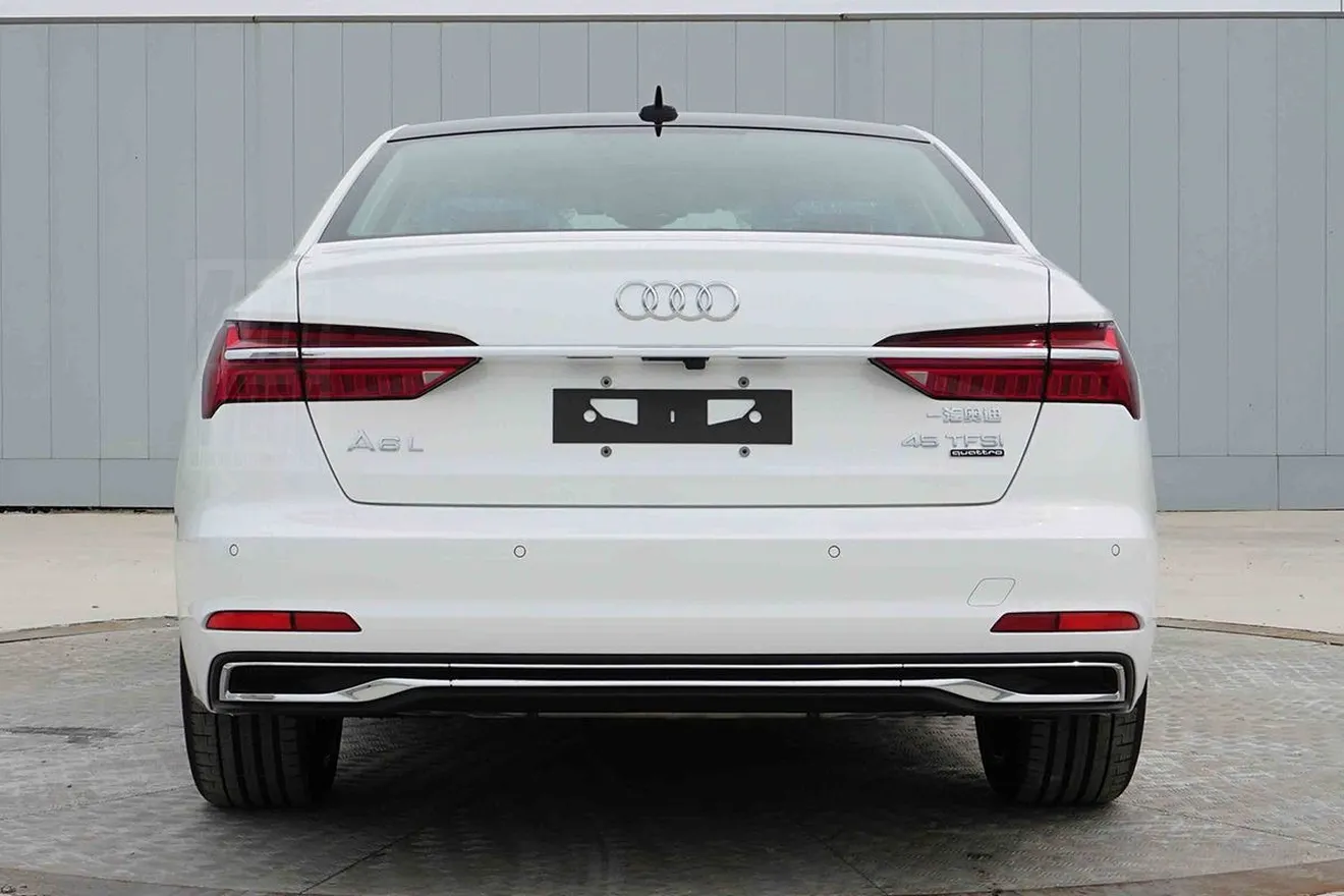 Foto espía Audi A6 L Facelift China 2023 - exterior